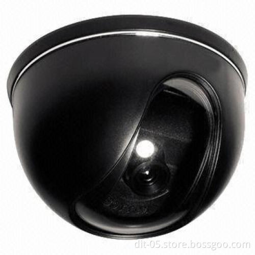 Plastic Housing Security Dome Camera with Plugs into Any DVR, TV or Monitor